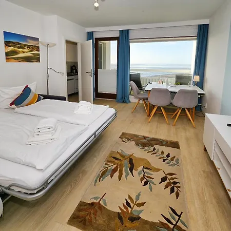 Appartement Buesumer Hochhaus Meerblick 9 *